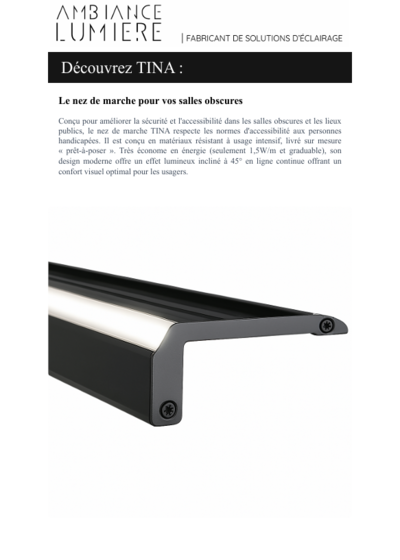 Nez de marche TINA