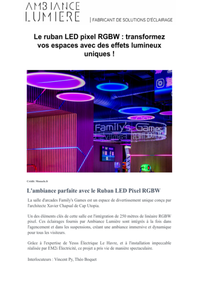 RUBAN LED Pixel RGBW